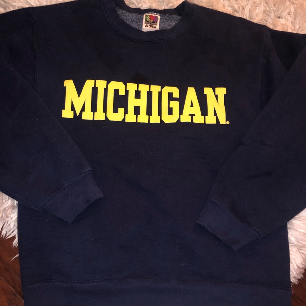 University of Michigan Crewneck Hoodie